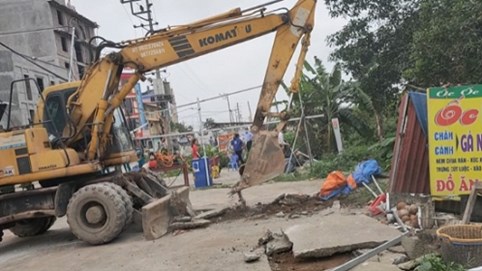 Bắc Giang: Huyện Việt Yên xử lý dứt điểm vi phạm đê điều