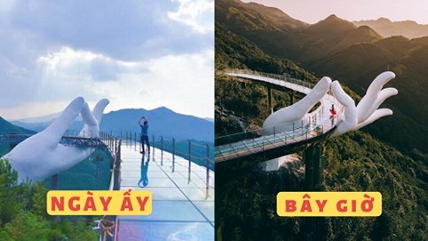 “Bản sao” cầu Vàng Đà Nẵng tái xuất với vẻ ngoài khác lạ, khung cảnh đầy hư ảo khó tin