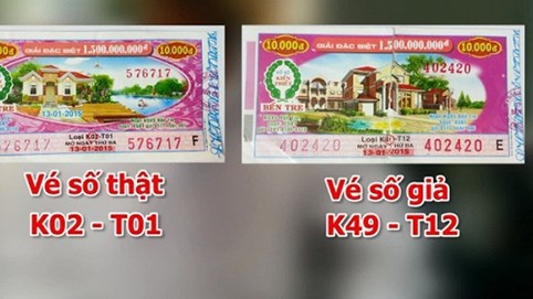 Người đàn ông mang vé số trúng giải đặc biệt giả từ Bình Dương lên Sài Gòn lãnh thưởng