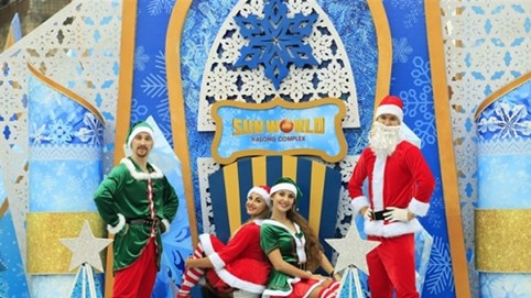 Lần đầu tổ chức, Lễ hội mùa đông ở Sun World Halong Complex đẹp ngỡ ngàng