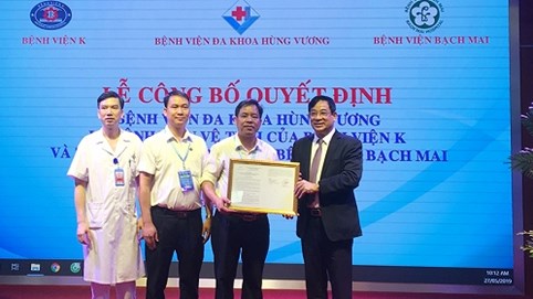 Bệnh viện Đa khoa Hùng Vương chính thức là vệ tinh của Bệnh viện K Trung ương