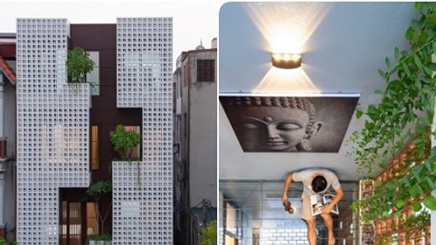 Bí mật trong ngôi nhà hình thác đổ, ai đi qua cũng phải ngước nhìn