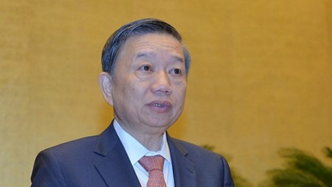 Bộ trưởng Tô Lâm được thăng quân hàm Đại tướng Công an