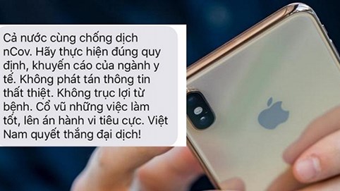Bộ Y tế gửi tin nhắn khuyến cáo phòng chống dịch Corona, người dân khen ngợi 