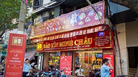 Các cơ sở kinh doanh Vàng bạc đá quý thuộc hệ thống gia đình vàng Bảo Tín