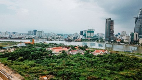 Cận cảnh khu đất vàng tại Thủ Thiêm, nơi dự kiến xây nhà hát giao hưởng 1.500 tỷ đồng