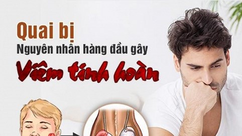 Cẩn thận viêm tinh hoàn sau quai bị có thể gây vô sinh