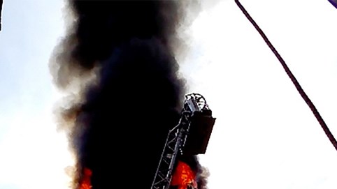 Cháy khách sạn ở trung tâm Sài Gòn, du khách chạy tán loạn