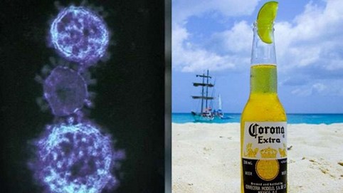 Chỉ vì trùng tên, nhãn hiệu bia nổi tiếng thế giới bị nhiều người nhầm với virus chết người corona
