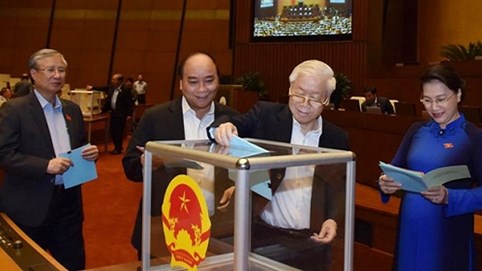 Chủ tịch Quốc hội, Thủ tướng đứng đầu về số phiếu 'tín nhiệm cao'