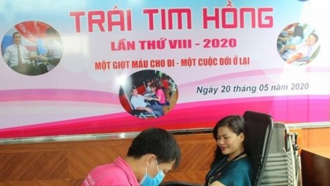 Đoàn viên Tổng Cục Đường bộ Việt Nam tham gia hiến máu tình nguyện
