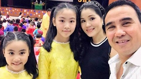 Cuộc sống MC Quyền Linh bên vợ đẹp, con xinh sau 14 năm kết hôn