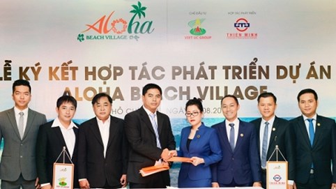 Thiên Minh và Viêt Úc bắt tay nhau phát triển giai đoạn 2 dự án Aloha Beach Village