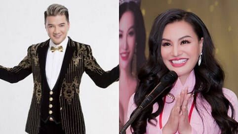 Đàm Vĩnh Hưng đồng hành cùng người đẹp Trần Huyền Nhung tại Mr & Ms International Business