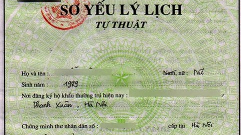 Từ 20/4, không được nhận xét vào tờ khai lý lịch của người dân