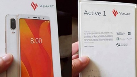 Điện thoại Vsmart được cho là của Vingroup lộ diện