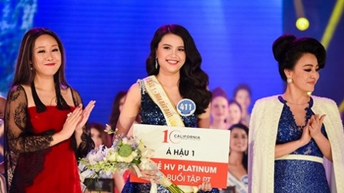 Diệu Thùy đăng quang Á hậu 1 Hoa hậu Đại dương Việt Nam 2017