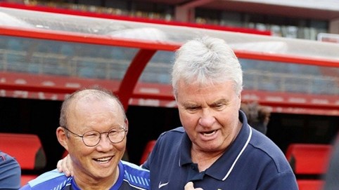 ĐT U22 Việt Nam gặp U22 Trung Quốc: HLV Park Hang Seo đấu trí với đồng nghiệp cũ Guus Hiddink