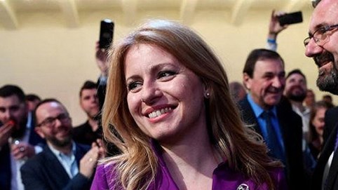 Chân dung nữ tổng thống đầu tiên của Slovakia
