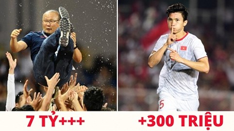 Mưa tiền thưởng vẫy gọi U22 Việt Nam sau chiến thắng lịch sử 3-0 Indonesia