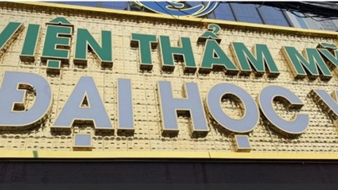 Buộc viện thẩm mỹ tiêm botox không phép che biển hiệu