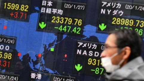 Nhà đầu tư chứng khoán dè chừng vì virus corona