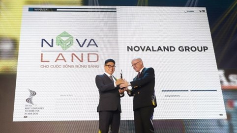 Novaland được vinh danh tại giải thưởng 