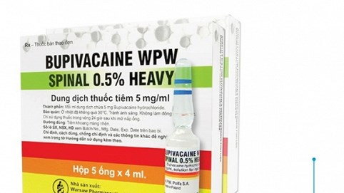 Bộ Y tế yêu cầu khẩn trương rà soát thuốc gây tê chứa bupivacaine