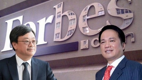 Forbes cập nhật thông tin về 2 đại gia Nguyễn Đăng Quang, Hồ Hùng Anh