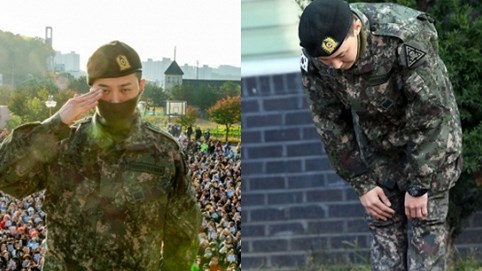 G-Dragon bật khóc, cúi gập người khi được 3.000 fan chào đón ngày xuất ngũ