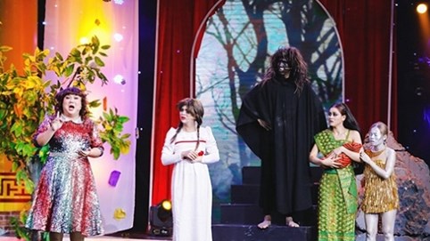 Gia Bảo giúp Tâm Anh, Cẩm Hò vào chung kết Làng hài mở hội