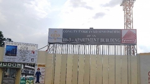 Vi phạm pháp luật tại công trình của 