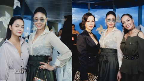 Hà Kiều Anh hội ngộ MC Thanh Mai, Thuý Hạnh, Phạm Quỳnh Anh… trong sự kiện