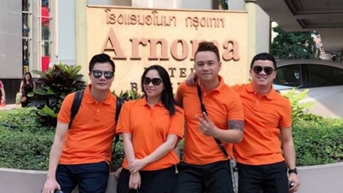 Hàn Thái Tú - Quang Dũng đi du lịch Thái Lan dịp đầu năm