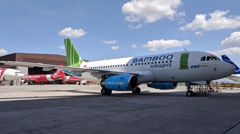 Hé lộ những hình ảnh đầu tiên của máy bay Bamboo Airways