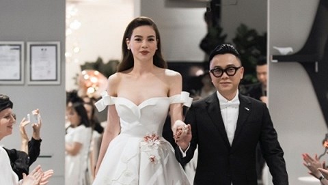 Hồ Ngọc Hà tái xuất sàn diễn, làm “nàng thơ” của Công Trí