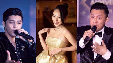 Hoa hậu Thu Hoàng đẹp rạng rỡ, Noo Phước Thịnh - Lam Trường bảnh bao tại sự kiện