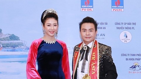 Hoa hậu Võ Nhật Phượng rạng rỡ sánh đôi cùng Nam vương Huy Hoàng