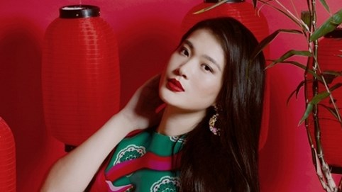 Hoa hậu Vũ Bình Minh khoe vẻ đẹp quyến rũ, đậm chất Á Đông
