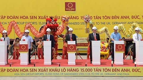 Hoa Sen tiếp tục xuất khẩu lô hàng chục triệu USD