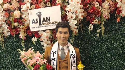 Hoàng Phi Kha xuất sắc nhận cú đúp giải thưởng tại Mister Asian International 2018