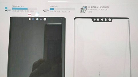 Huawei Mate 30 Pro lộ ảnh thực tế mặt trước