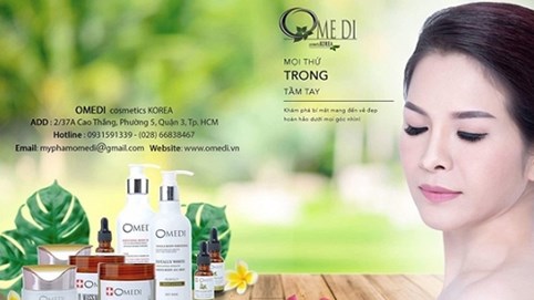 Hoa hậu Lê Thanh Thuý sáng lập dòng mỹ phẩm Omedi