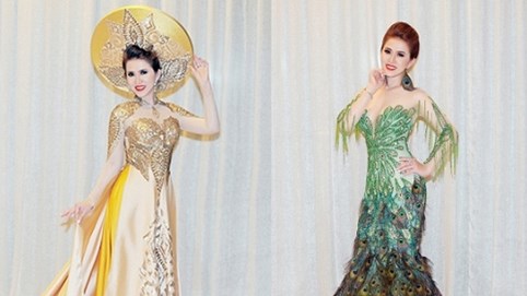 Lộ diện trang phục Hoàng Ny tại chung kết Mrs International Global 2018