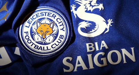 Logo Bia Sài Gòn xuất hiện trên áo đấu mới của Leicester City