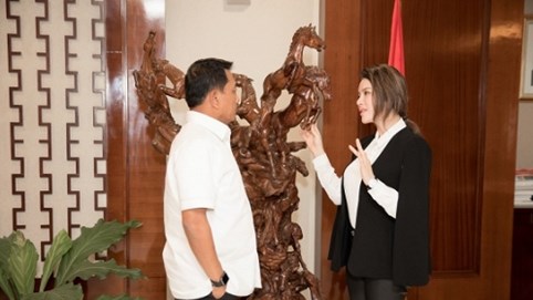 Lý Nhã Kỳ được tiếp đón long trọng tại Phủ Tổng thống Indonesia