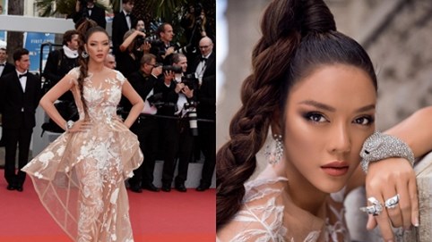 Lý Nhã Kỳ hoá nàng báo đen huyền bí ở Cannes