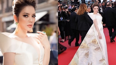 Lý Nhã Kỳ mang Vịnh Hạ Long đến Cannes 2018