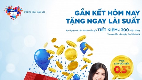 MB Bank: Lãi suất hấp dẫn từ chương trình gửi tiền tiết kiệm 