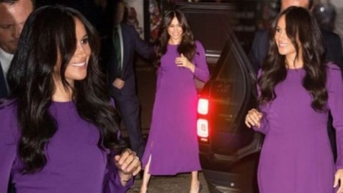 Meghan xuất hiện rạng rỡ giữa ồn ào phim về đời tư